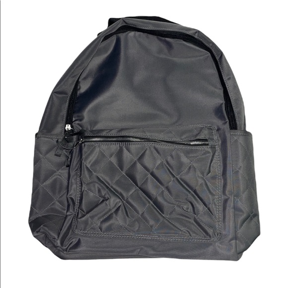 NWOT DSW Bookbag - Gray With Black Straps - Picture 1 of 8